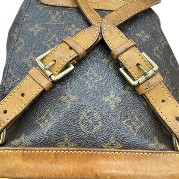 LOUIS VUITTON Brown Monogram Backpack - Picture 9 of 14